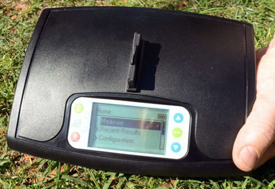 FibreLux Micron Meter in action!
