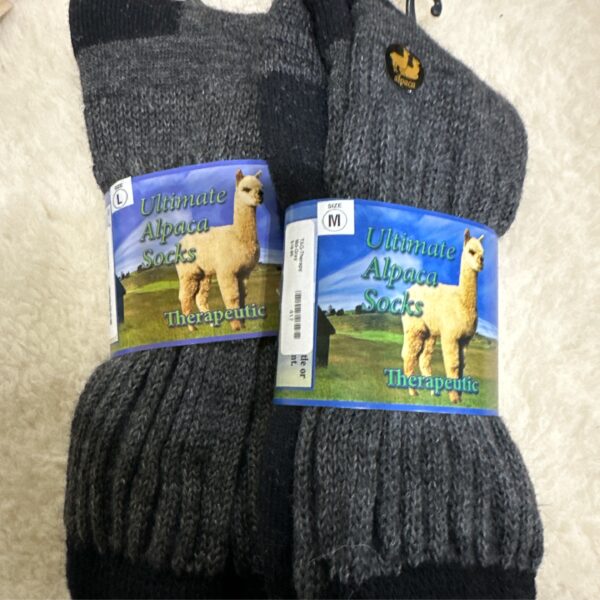 The Alpaca Guy Therapeutic Sock - Gray
