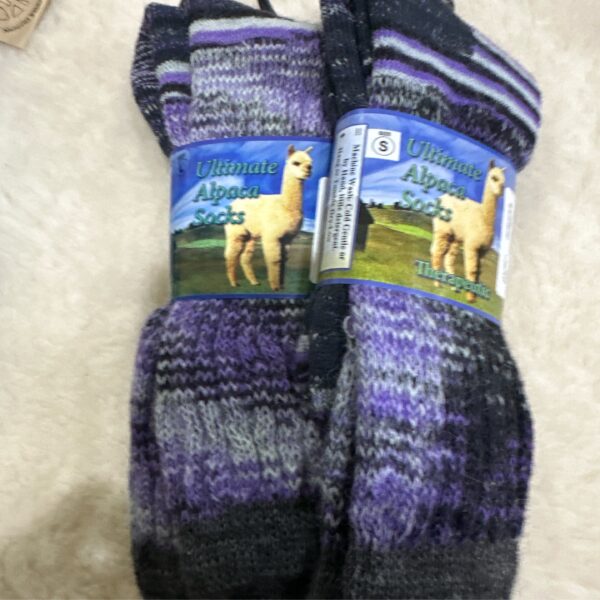The Alpaca Guy Therapeutic Sock - Purple