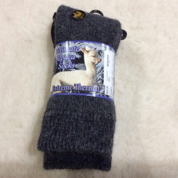 The Alpaca Guy Extreme Thermal Socks - Charcoal