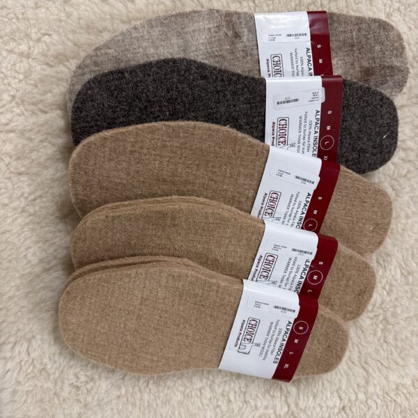 alpaca insoles brown