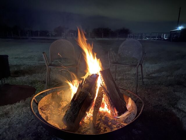 Our stay has a firepit! Don't worry, it is safe!