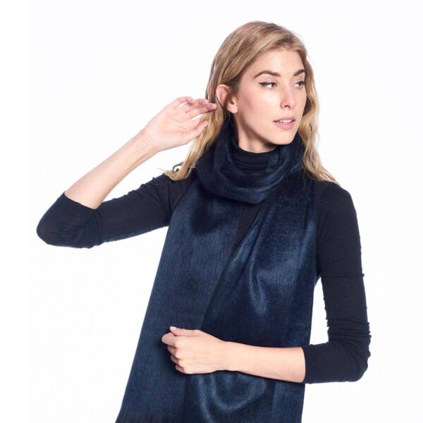 Alpaca Scarf - Moonlight Blue