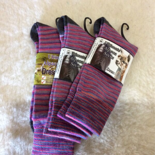 The Alpaca Guy Dress Sock - Fuschia