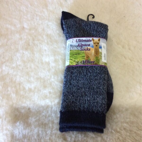 The Alpaca Guy Hiker/Boot Sock - Navy