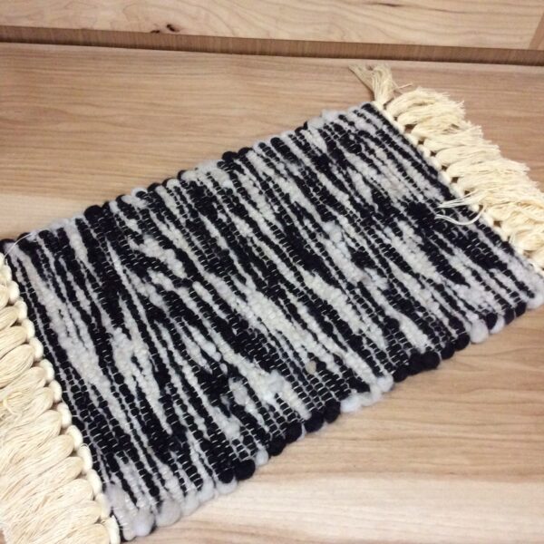 Zebra Mats Fringed