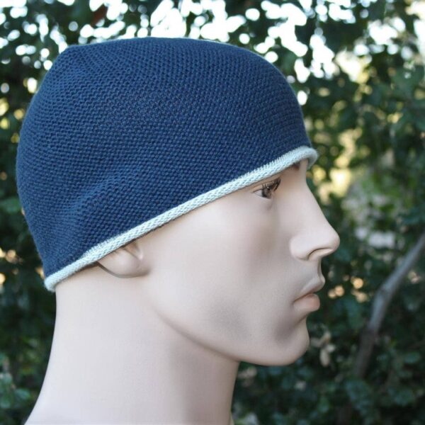 alpaca hat blue