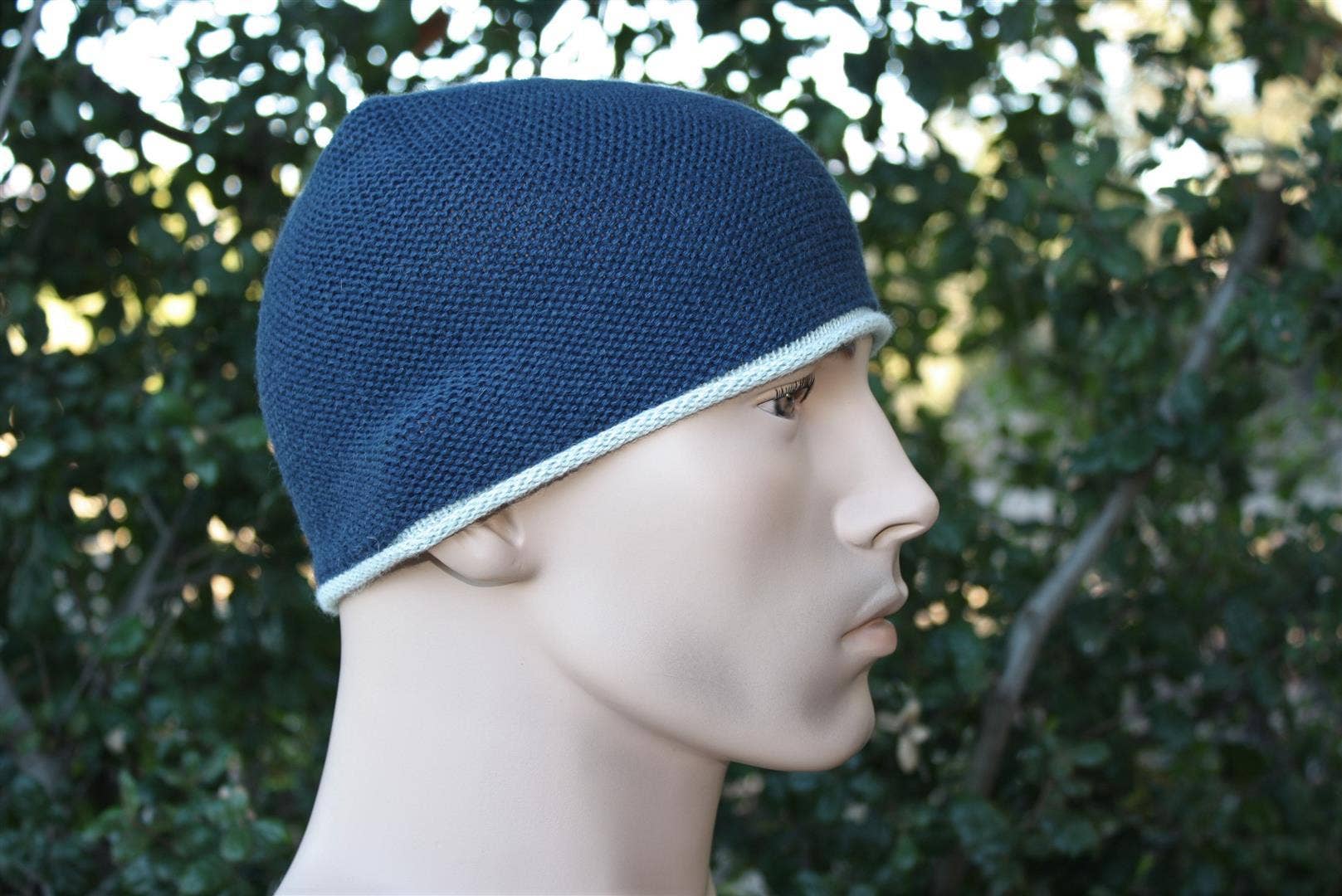 alpaca hat blue