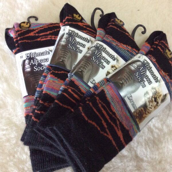 alpaca dress sock multi