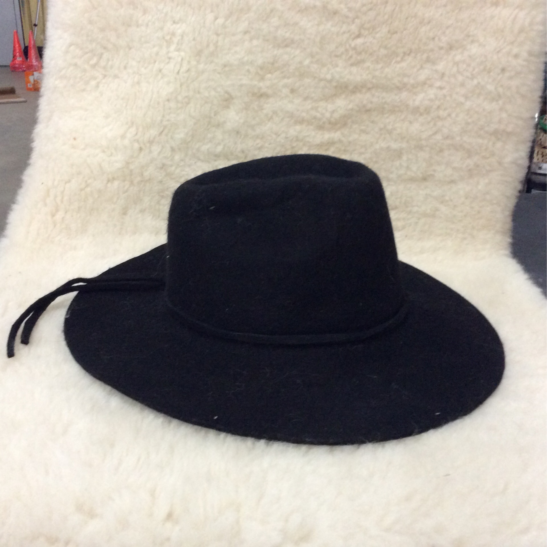 alpaca hat felted black