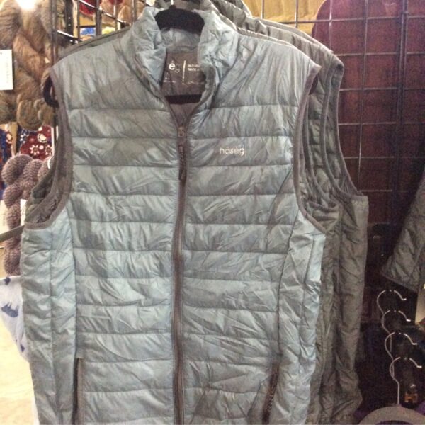Alpaca fill vest gray