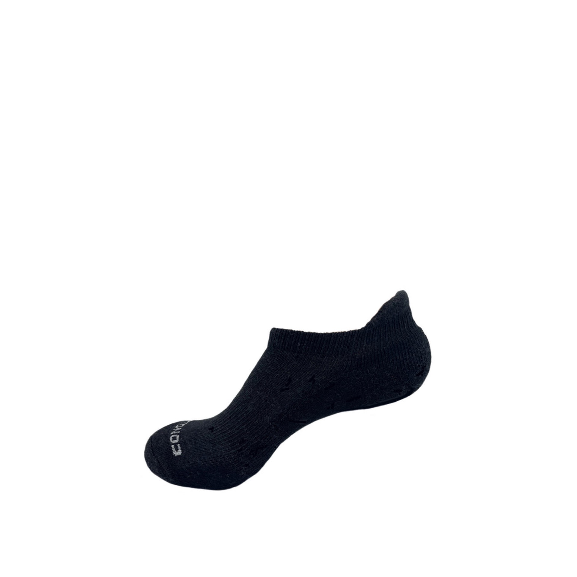 athletic alpaca sock black