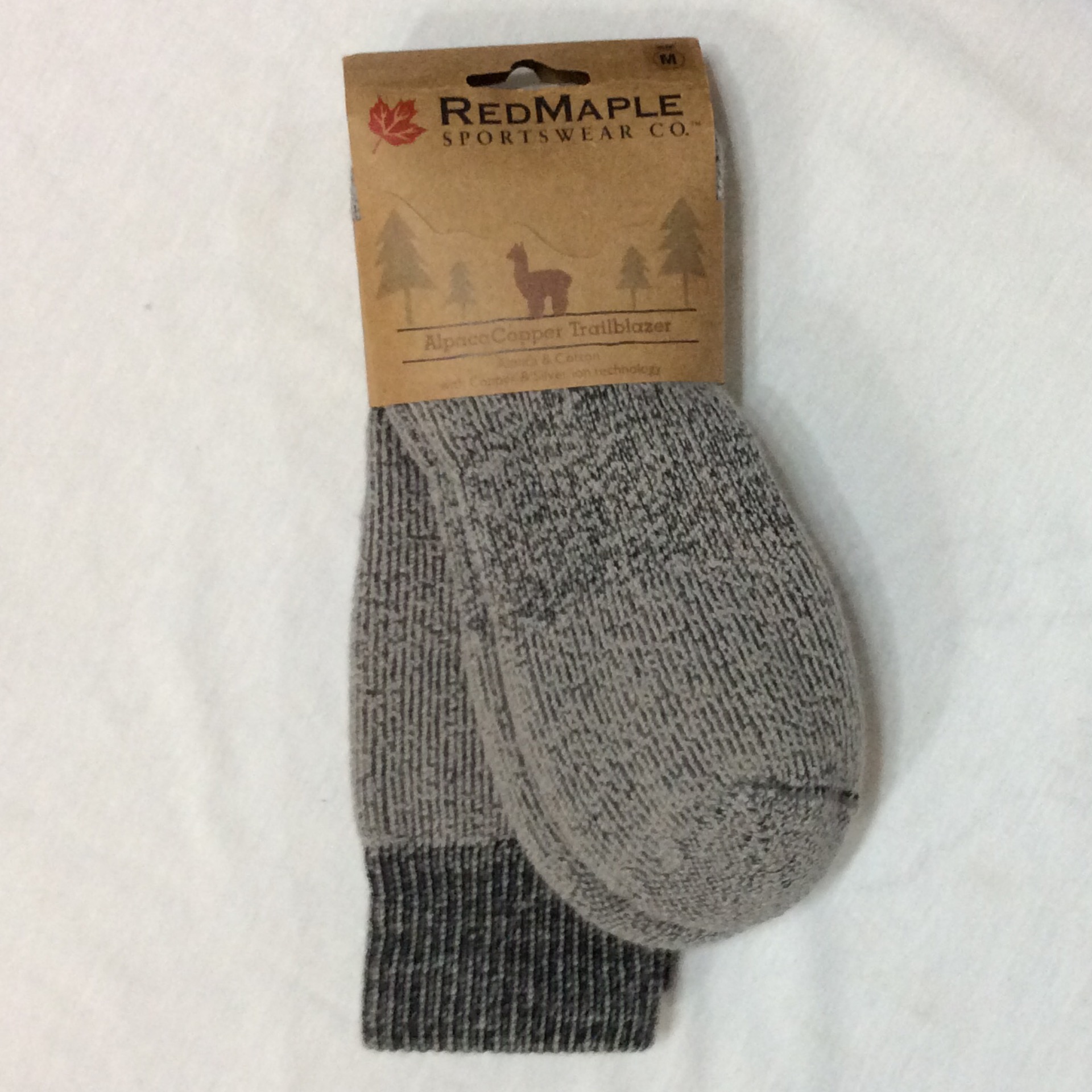 alpaca sock folded tan