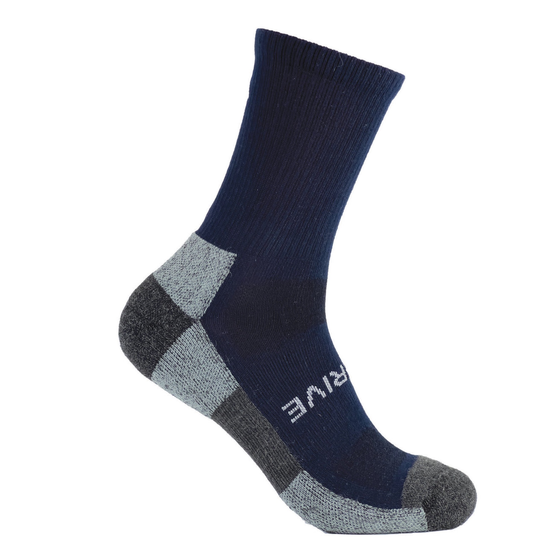 alpaca light weight sock blue and gray