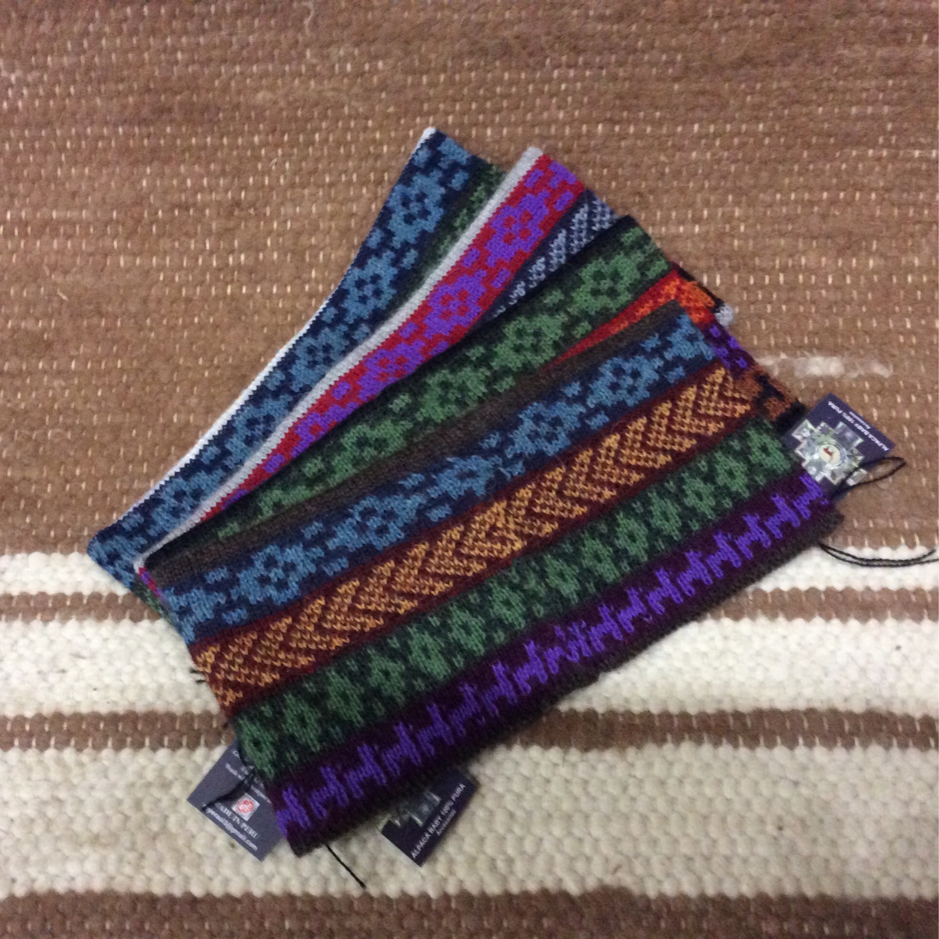 alpaca headband multi color