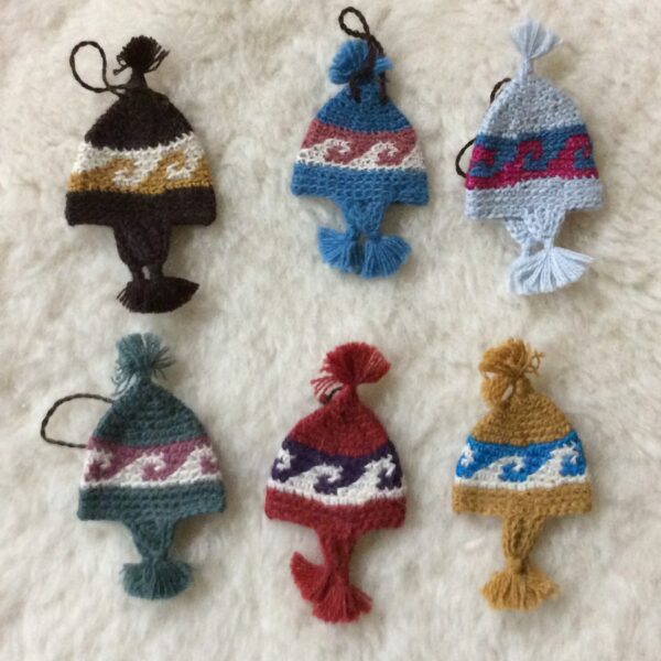alpaca mini hat ornament many color