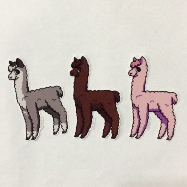 alpaca cria sticker