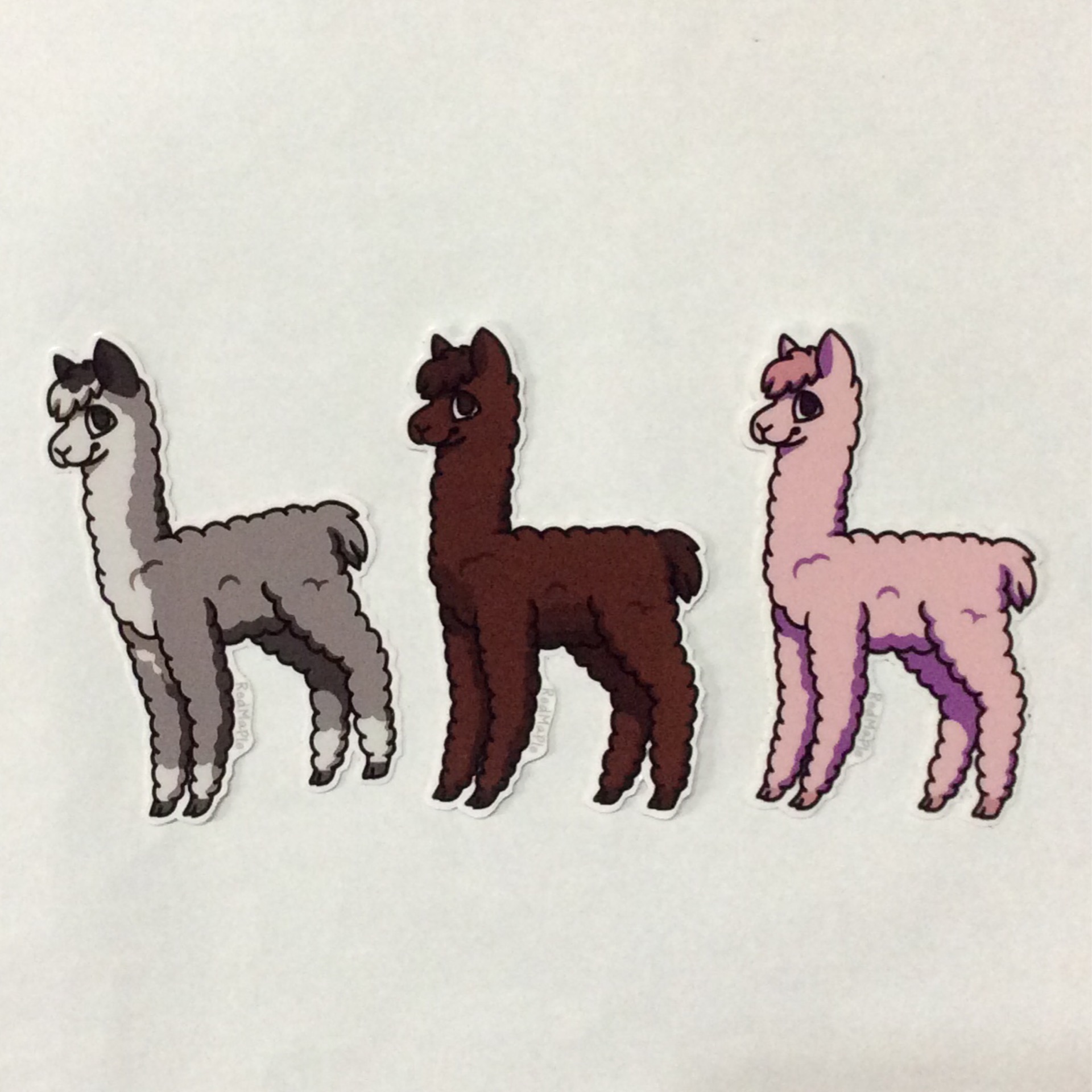 alpaca cria sticker