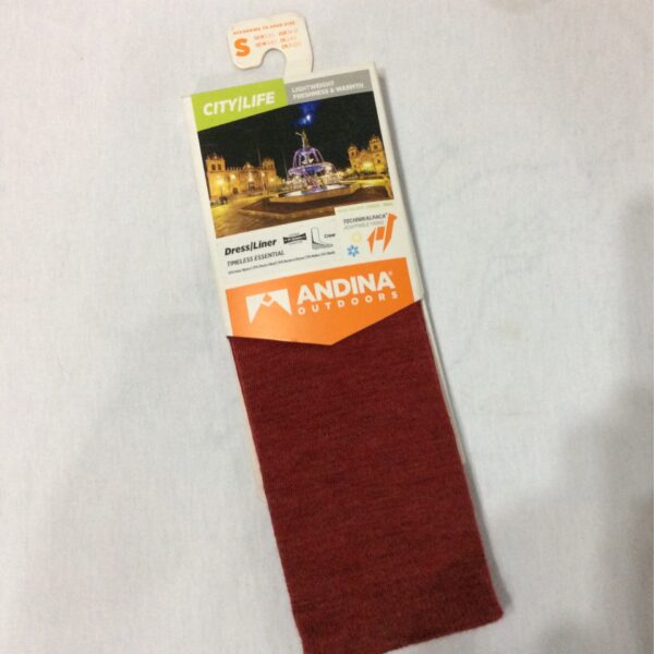 alpaca dress sock red