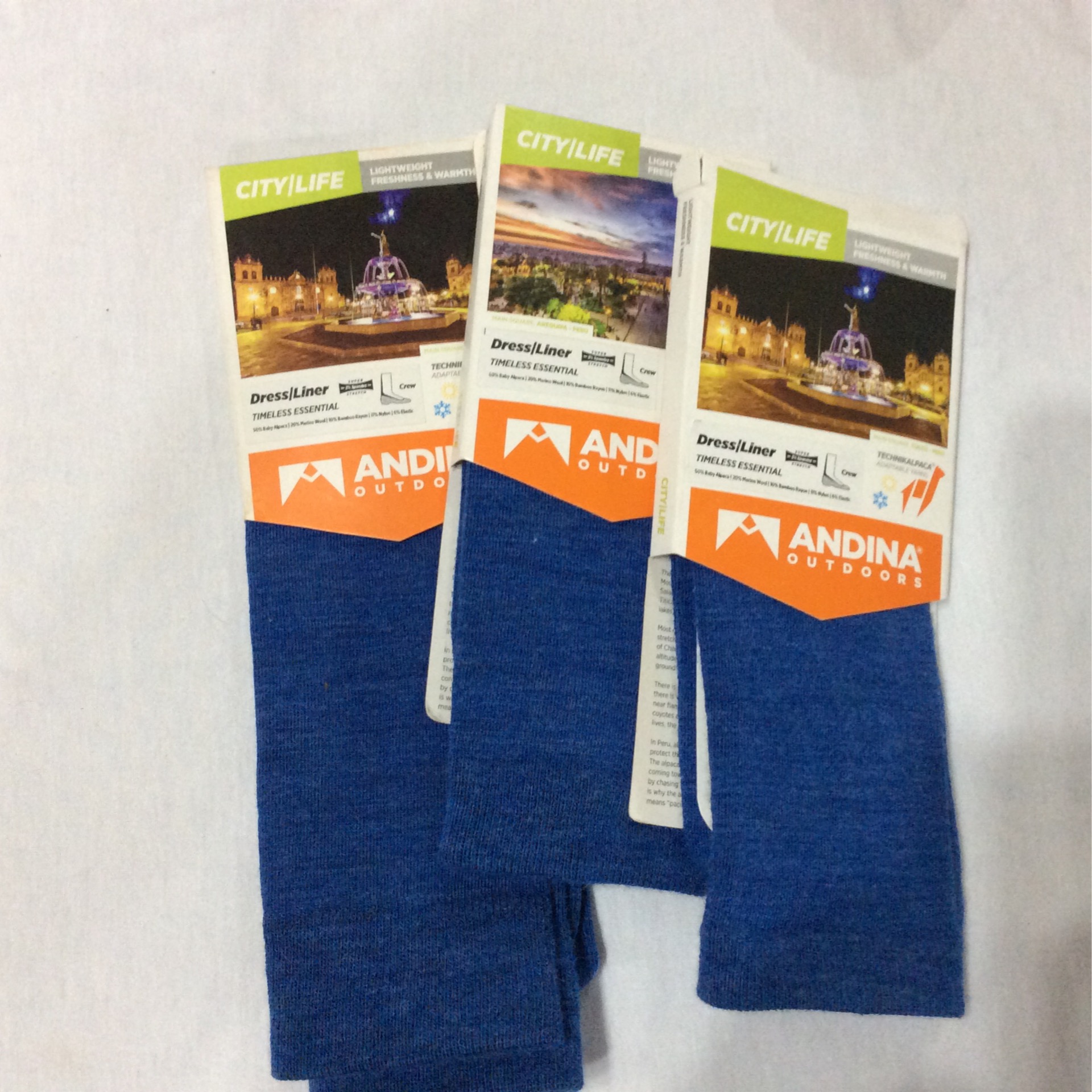 alpaca blue sock