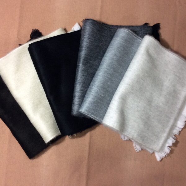alpaca scarf folded multi color