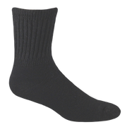 alpaca crew sock black