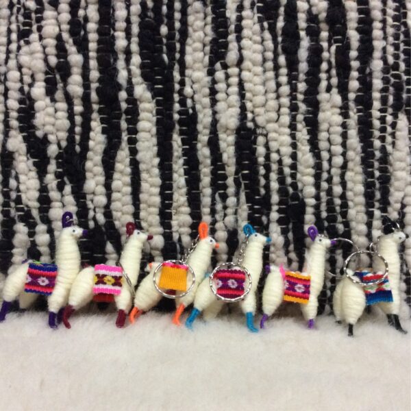 mini alpaca key chain