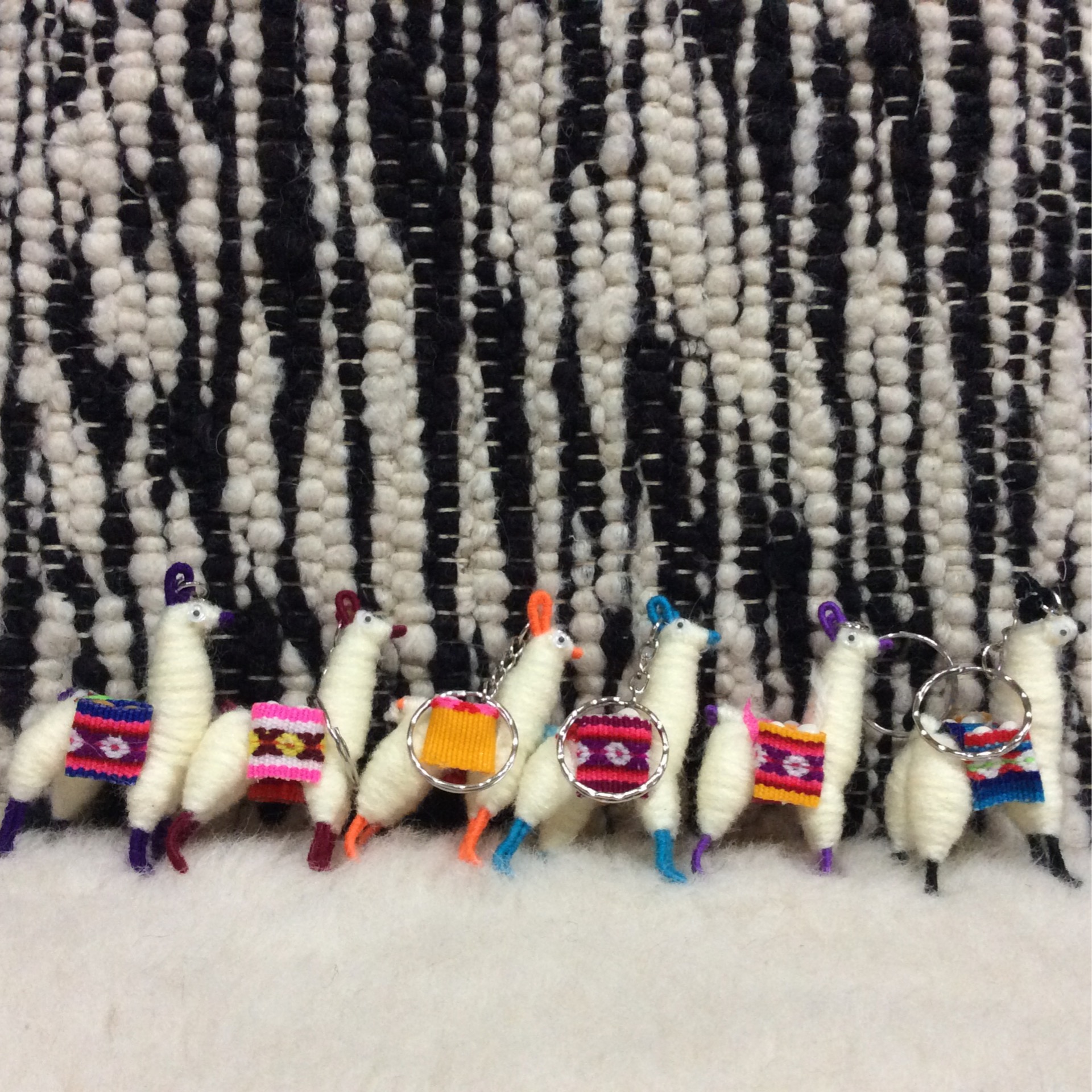 mini alpaca key chain