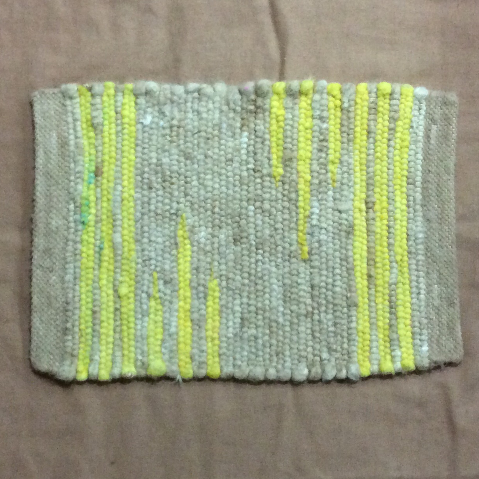 alpaca mini mat fawn yellow